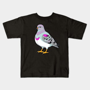 Cute Little Chunky Pigeon Kids T-Shirt